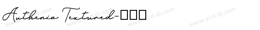 Authenia Textured字体转换 Authenia Textured字体转换